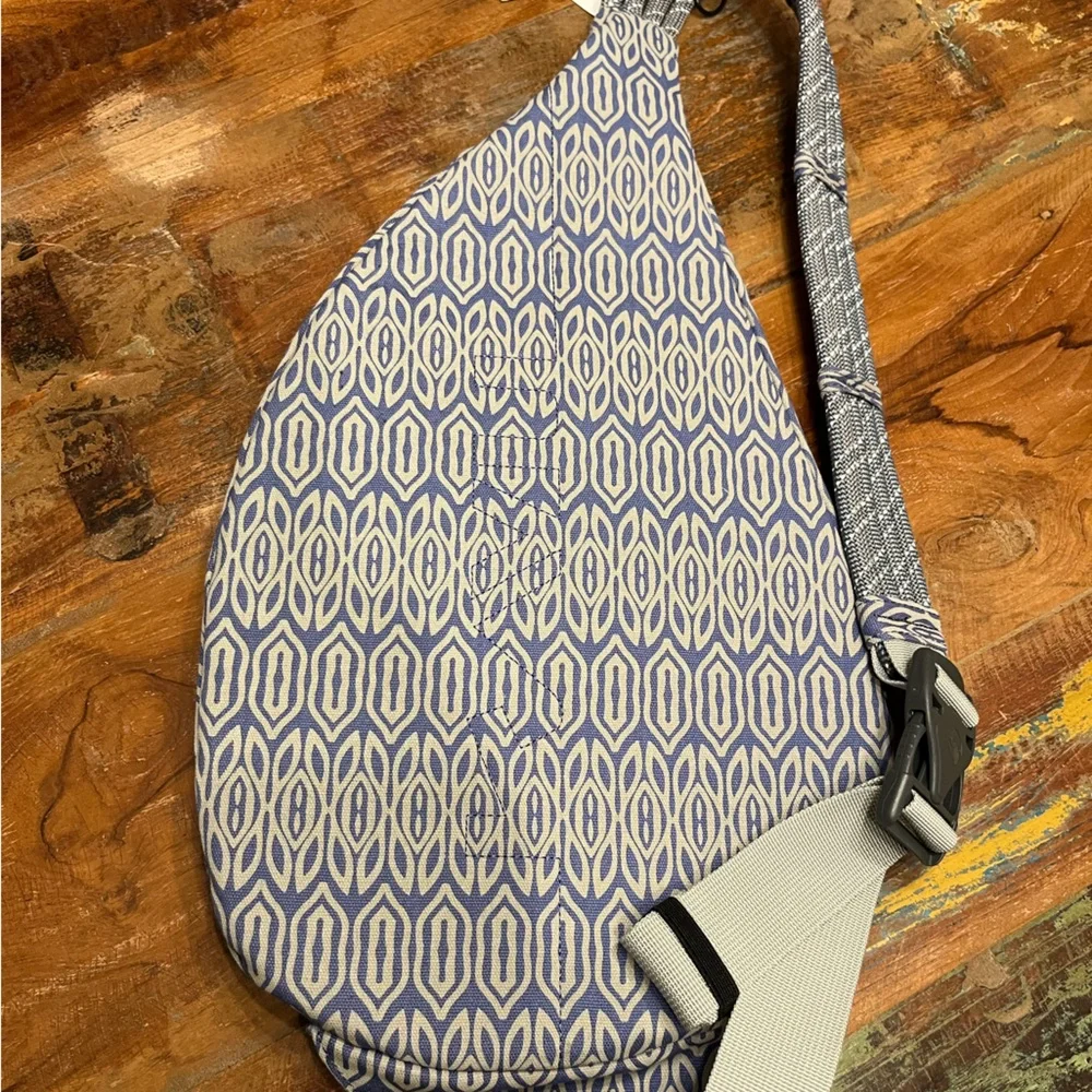 NWT KAVU Rope Bag-Blue Inlay